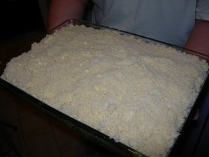 Crumble d automne Reste plus que la cuisson